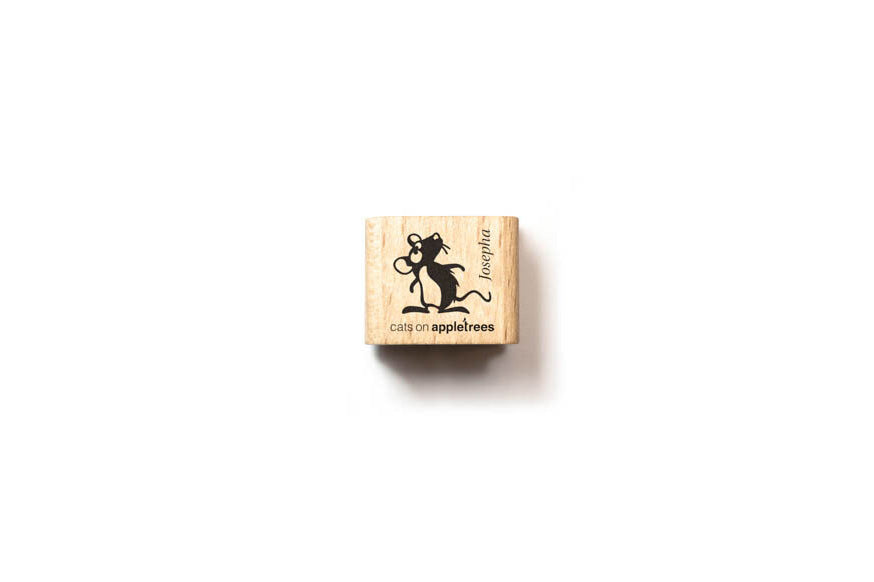 Cats on Appletrees Mini Stamp - Josepha the Mouse