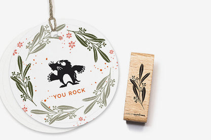 Cats on Appletrees Stamp - Olive Branch