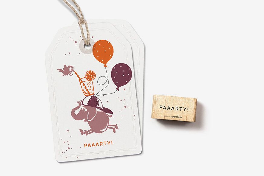 Cats on Appletrees Stamp - Paaarty!