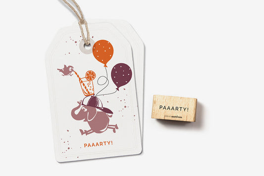 Cats on Appletrees Stamp - Paaarty!