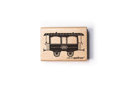 Cats on Appletrees Stamp - Railway Wagon Flywheel Stationery Tasmania