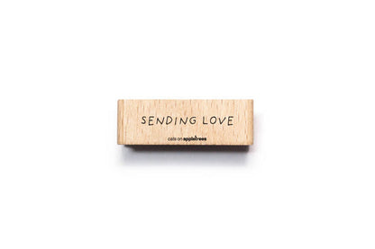 Cats on Appletrees Stamp - Sending Love