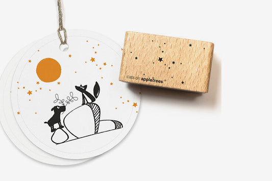 Cats on Appletrees Stamp - Star Cloud