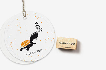 Cats on Appletrees Stamp - Thank You