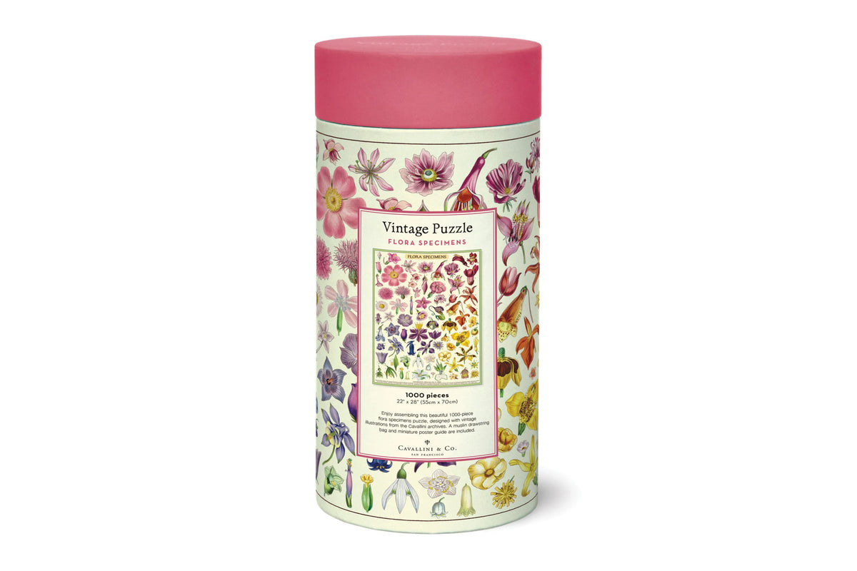 Cavallini 1000 Piece Puzzle - Flora Specimens