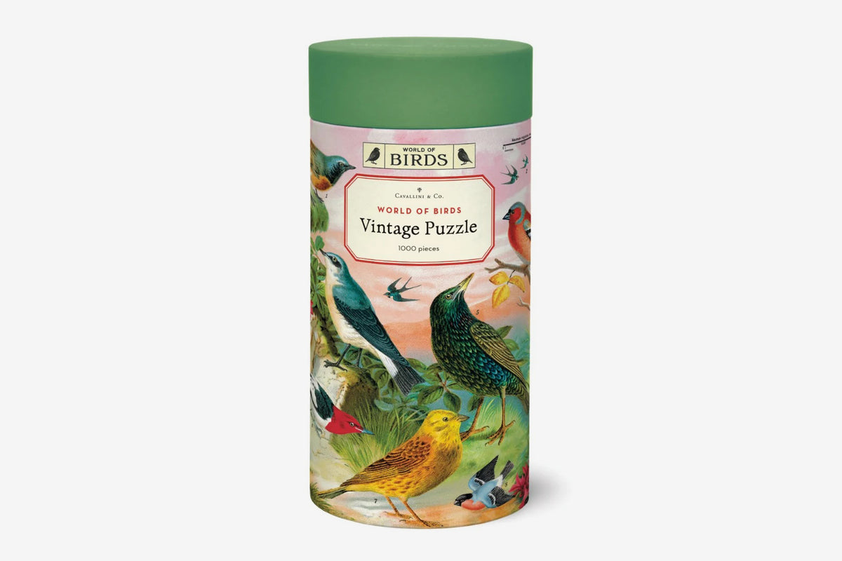Cavallini 1000 Piece Puzzle - World of Birds