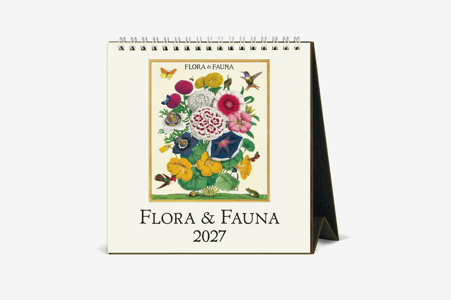 Cavallini 2027 Desk Calendar - Flora & Fauna