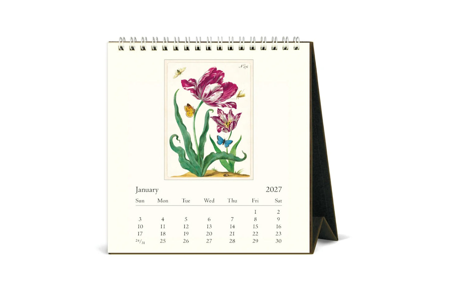 Cavallini 2027 Desk Calendar - Flora & Fauna