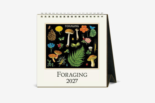 Cavallini 2027 Desk Calendar - Foraging