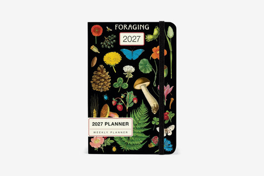 Cavallini 2027 Weekly Planner - Foraging