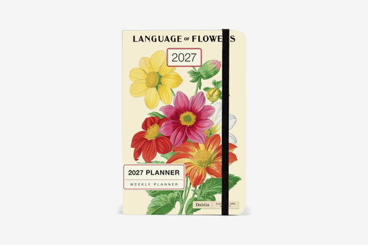 Cavallini 2027 Weekly Planner - Language of Flowers