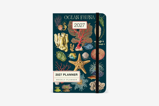Cavallini 2027 Weekly Planner - Ocean Fauna