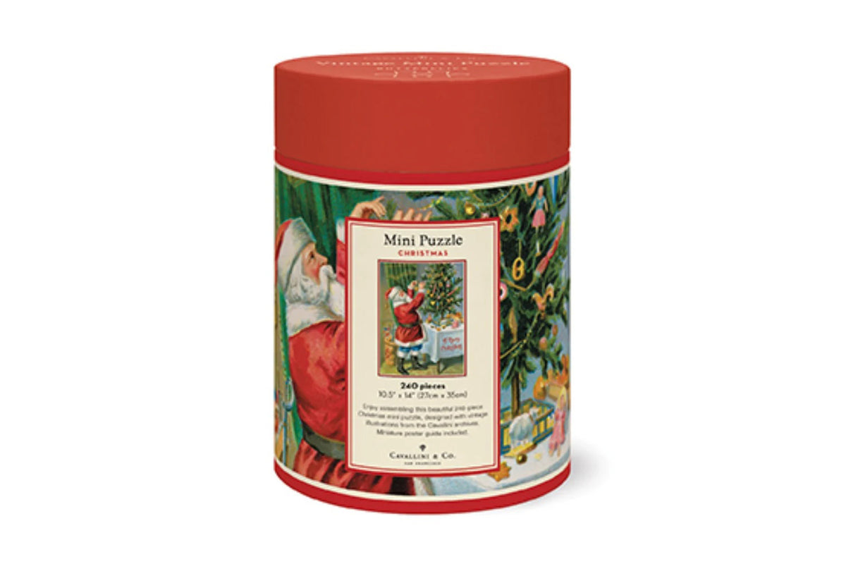 Cavallini 240 Piece Puzzle - Christmas General Flywheel Stationery Tasmania