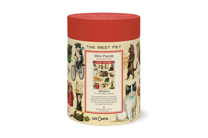 Cavallini 240 Piece Puzzle - Vintage Cats | Flywheel | Stationery | Tasmania