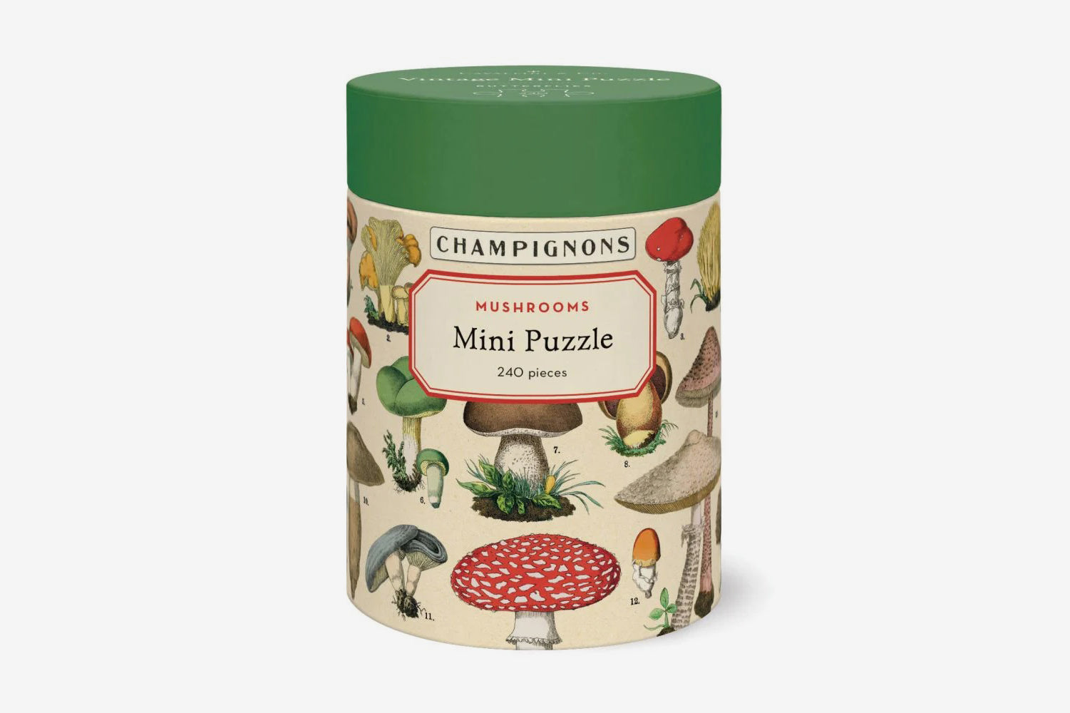 Cavallini 240 Piece Puzzle - Mushrooms | Flywheel | Stationery | Tasmania