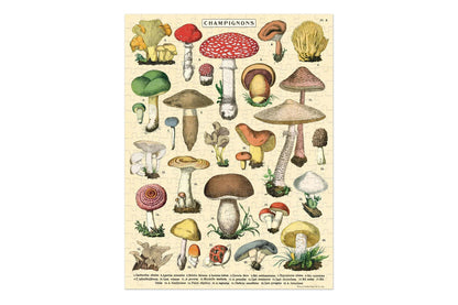 Cavallini 240 Piece Puzzle - Mushrooms | Flywheel | Stationery | Tasmania