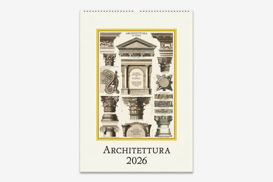 Cavallini 2026 Wall Calendar - Architettura | Flywheel | Stationery | Tasmania