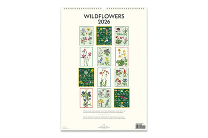 Cavallini 2026 Wall Calendar - Wildflowers | Flywheel | Stationery | Tasmania