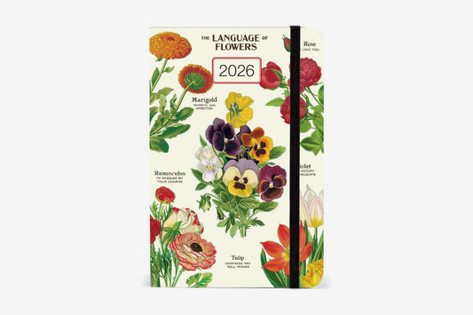 Cavallini 2026 Weekly Planner - Language of Flowers | Flywheel | Stationery | Tasmania