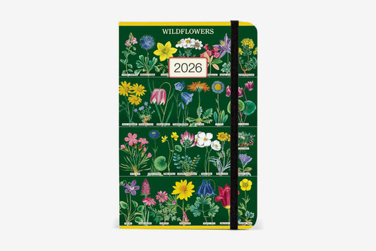 Cavallini 2026 Weekly Planner - Wildflowers | Flywheel | Stationery | Tasmania