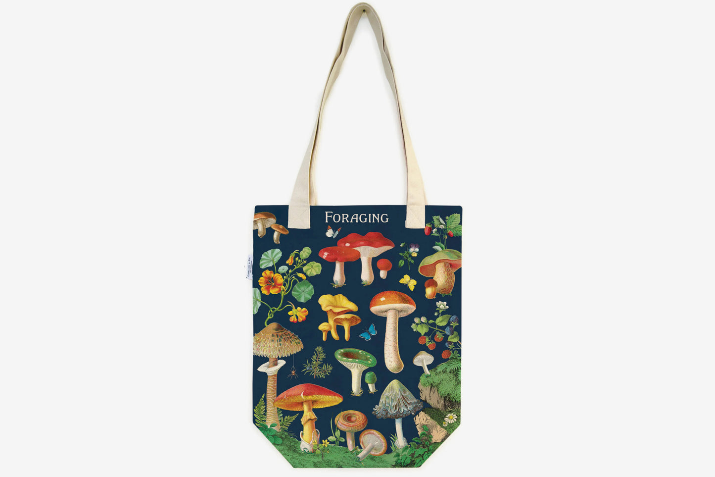 Cavallini Tote Bag - Foraging | Flywheel | Stationery | Tasmania