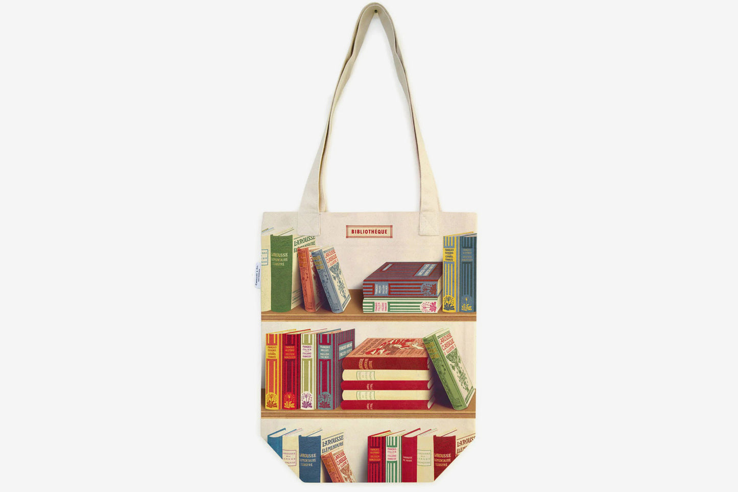 Cavallini Tote Bag - Library Books | Flywheel | Stationery | Tasmania