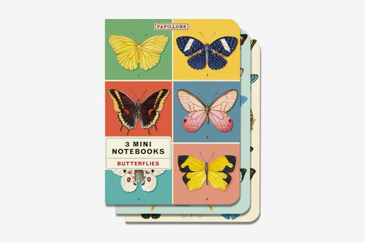 Cavallini Mini Notebook Set - Butterflies | Flywheel | Stationery | Tasmania