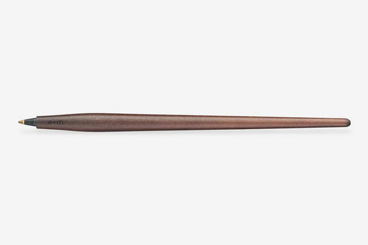 E+M Brush Ballpoint Pen - Walnut | Flywheel | Stationery | Tasmania