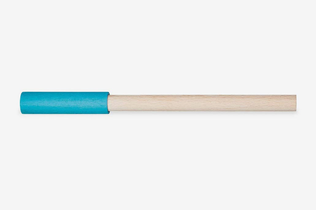 E+M Cap Ballpoint Pen - Beech Ice Blue | Flywheel | Stationery | Tasmania