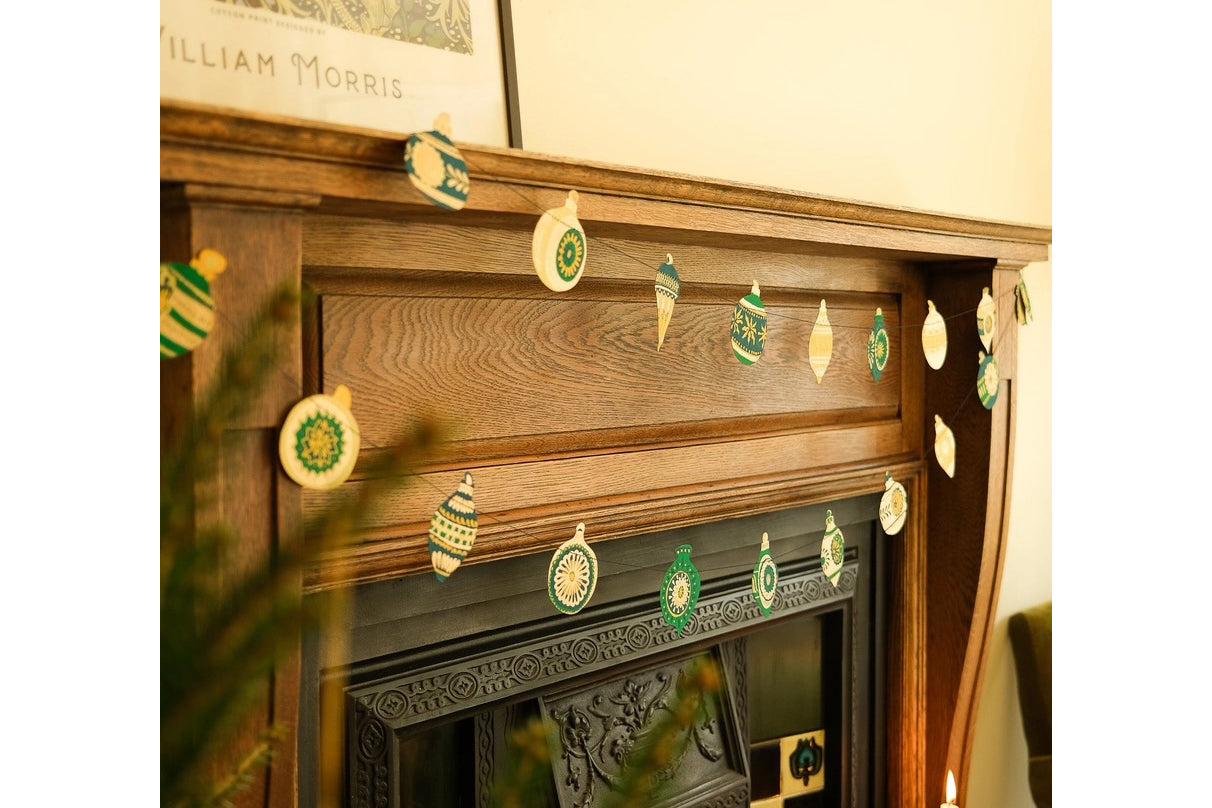 East End Press Sewn Garland - Christmas Ornaments | Flywheel | Stationery | Tasmania