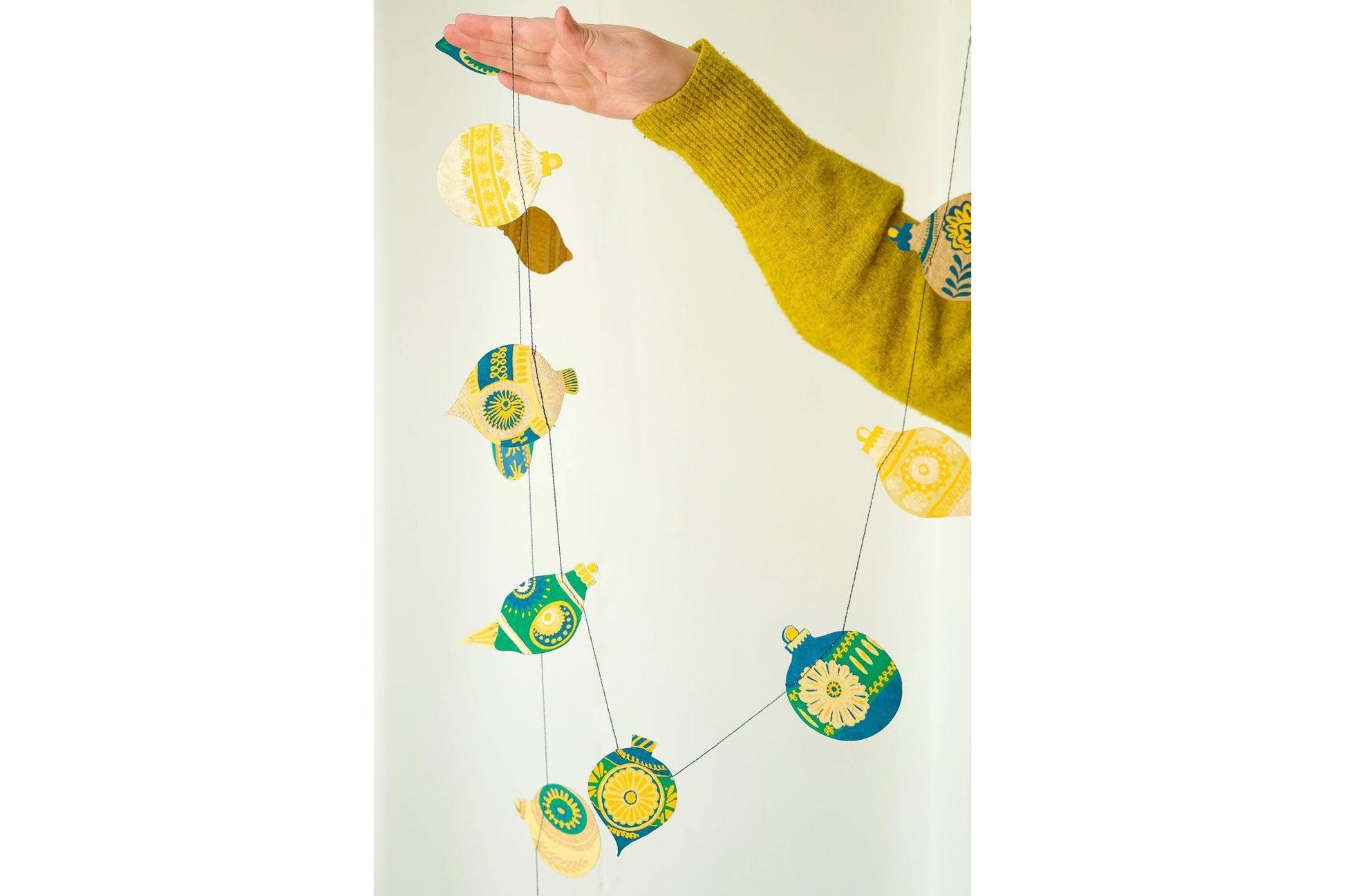 East End Press Sewn Garland - Christmas Ornaments | Flywheel | Stationery | Tasmania