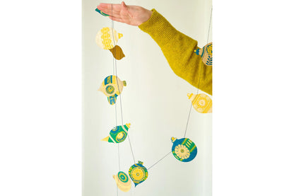 East End Press Sewn Garland - Christmas Ornaments | Flywheel | Stationery | Tasmania