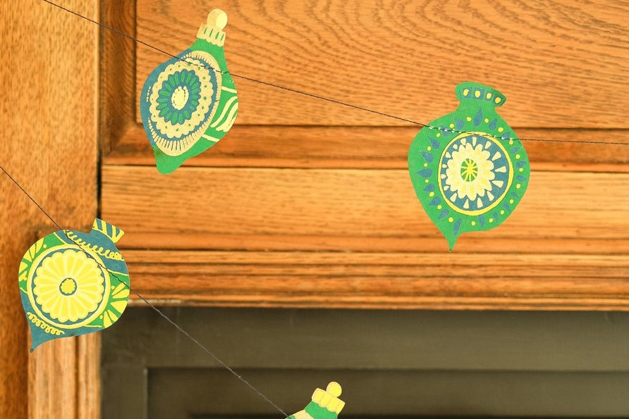 East End Press Sewn Garland - Christmas Ornaments | Flywheel | Stationery | Tasmania