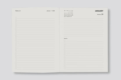 Father Rabbit 2026 Daily Diary - Olive Deco | Flywheel | Stationery | Tasmania