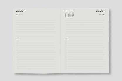 Lettuce 2026 Daily Diary - Anemones | Flywheel | Stationery | Tasmania