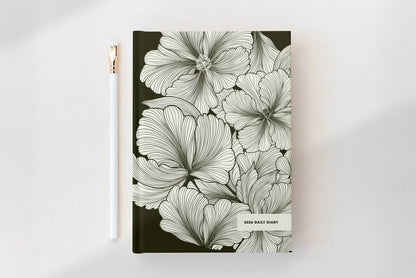 Father Rabbit 2026 Daily Diary - Olive Deco | Flywheel | Stationery | Tasmania