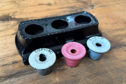 Ceramic Pen and Ink Stand Flywheel Stationery Tasmania
