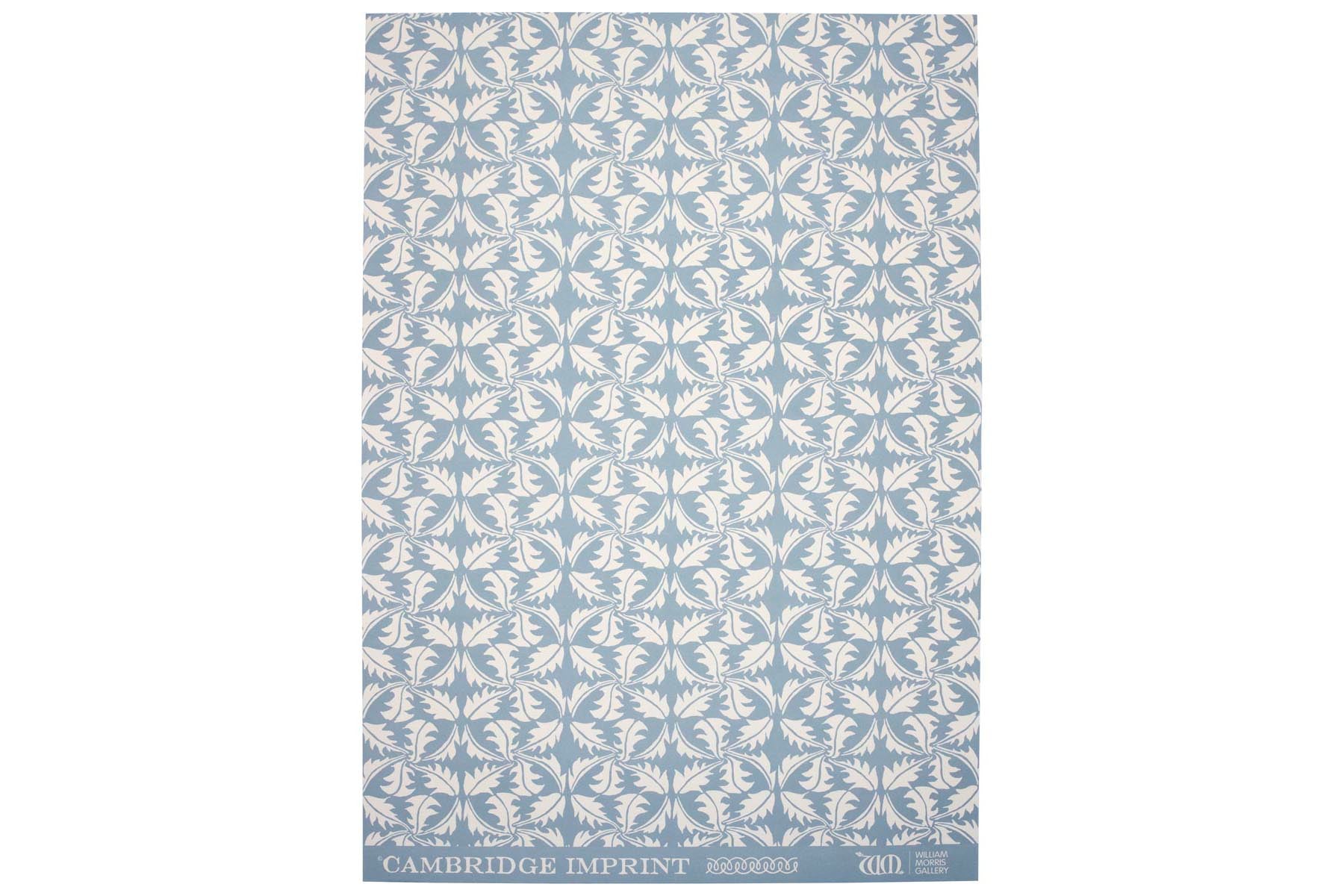 Cambridge Imprint Gift Wrap - Dandelion Blue | Flywheel | Stationery | Tasmania