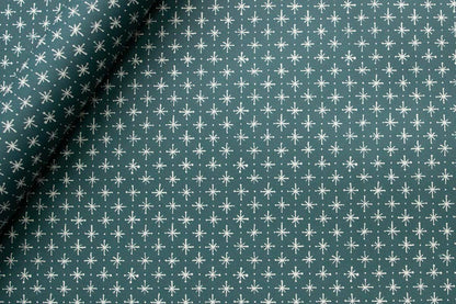 Cambridge Imprint Gift Wrap - Little Stars Petrol Blue | Flywheel | Stationery | Tasmania