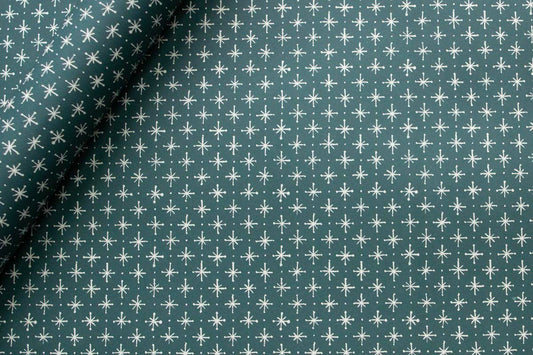 Cambridge Imprint Gift Wrap - Little Stars Petrol Blue | Flywheel | Stationery | Tasmania