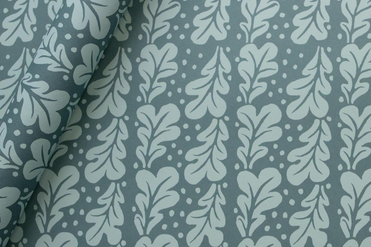 Cambridge Imprint Gift Wrap - Quercus Duck Egg | Flywheel | Stationery | Tasmania