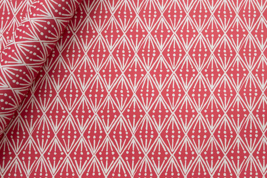 Cambridge Imprint Gift Wrap - Selvedge Madder | Flywheel | Stationery | Tasmania