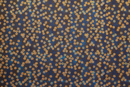Chiyogami Gift Wrap - Daisy on Navy | Flywheel | Stationery | Tasmania