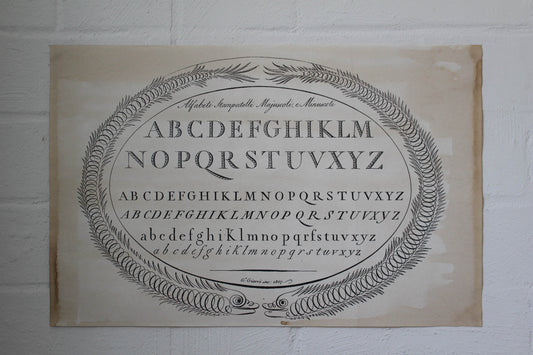 Monahan Poster - Alphabet Fish Design | Flywheel | Stationery | Tasmania