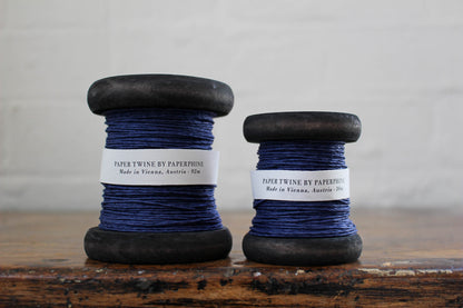 Paperphine Paper Twine on Wooden Spool - Dark Blue | Flywheel | Stationery | Tasmania
