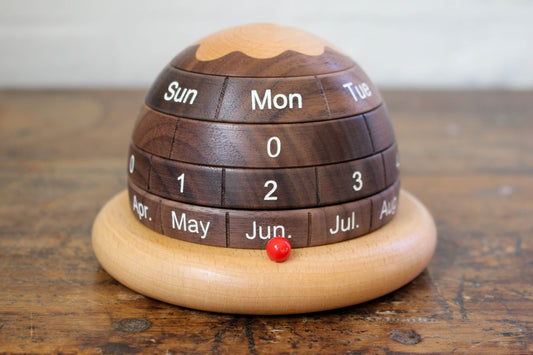 Here by Detail Dome Perpetual Calendar | Flywheel | Stationery | Tasmania
