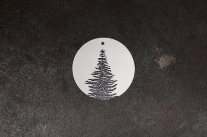Letterpress Christmas Tags - Classic Christmas Black | Flywheel | Stationery | Tasmania