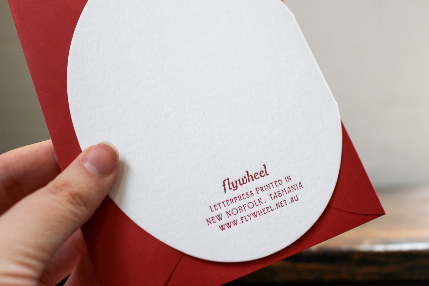 Letterpress Christmas Greeting Card Box Set - Wreathes | Flywheel | Stationery | Tasmania