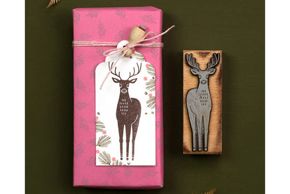 Perlenfischer Rubber Stamp - Winter Branch | Flywheel | Stationery | Tasmania