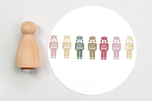 Perlenfischer Rubber Stamp - Nutcracker | Flywheel | Stationery | Tasmania